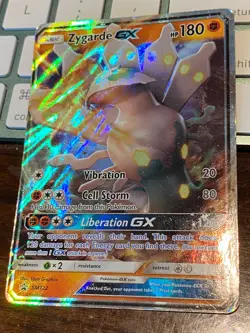 2018 Pokemon Sun & Moon #SM122 Zygarde GX Black Star Promo Holo - Very Good - Image 3