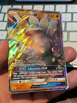 2018 Pokemon Sun & Moon #SM122 Zygarde GX Black Star Promo Holo - Very Good - Image 4