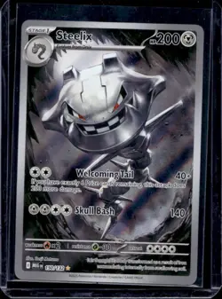 2025 Pokemon Mega Evolution Steelix Illustration Rare #150/132 - Image 1