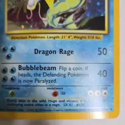 Pokemon Gyarados Base Set Holo Rare 6/102 English 1999 Wizards of the Coast - Image 1