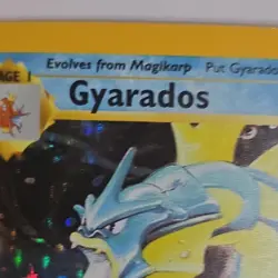 Pokemon Gyarados Base Set Holo Rare 6/102 English 1999 Wizards of the Coast - Image 5