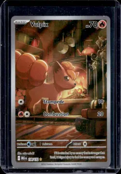 2025 Pokemon Mega Evolution Vulpix Illustration Rare #138/132 - Image 1
