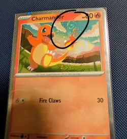 Pokemon Ascended Heroes Charmander - 020/217 - Cosmos Holo Swirl & Sticker Promo - Image 1