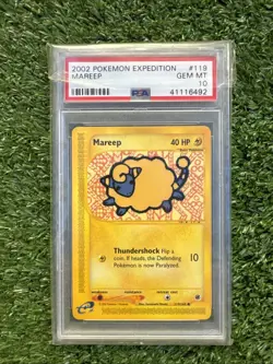 2002 POKEMON JPN EXPEDITION MAREEP PSA 10 - Image 1