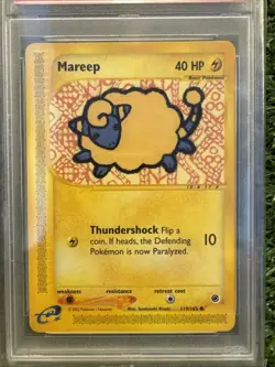 2002 POKEMON JPN EXPEDITION MAREEP PSA 10 - Image 3