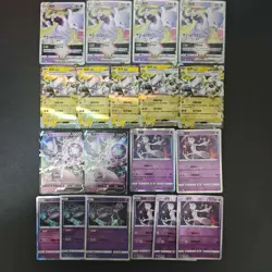 19*Lot Pokemon TCG Chinese RRR VSTAR RRV/ex Mewtwo #12 KB72 - Image 1