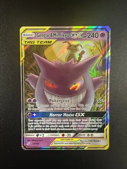 Gengar & Mimikyu GX 53/181 Tag Team SM Team Up SM9 English Pokemon TCG CCG - Image 1