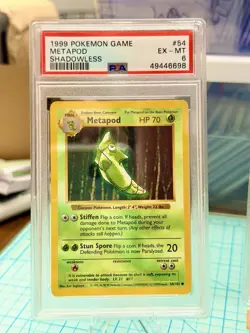 Butterfree, Metapod, Caterpie 1999 Pokemon Jungle PSA 6 ALL EVOLUTIONS - Image 4