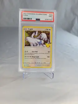 2021 Pokemon Celebrations Lugia Holo #022 PSA 9 Mint 25th Anniversary - Image 4