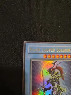 YUGIOH BLACK LUSTER SOLDIER SYE-024 LIGHT PLAY - Image 2