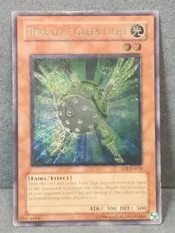 Yugioh Herald of Green Light EOJ-EN018 Ultimate Rare Heavy Play - Image 1