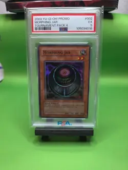 2003 YU-GI-OH! PROMO TP4-TOURNAMENT PACK 4 #002 MORPHING JAR PSA 5 - Image 1