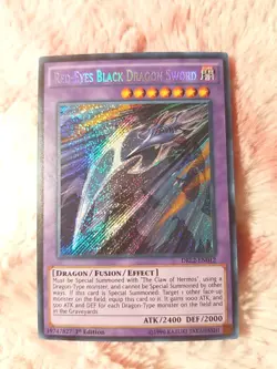 Yu-gi-oh! Red-Eyes Black Dragon Sword DRL2-EN012 Dragons of Legend 2 1st Edition - Image 1
