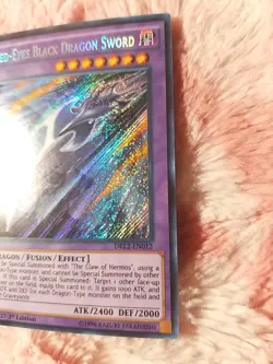 Yu-gi-oh! Red-Eyes Black Dragon Sword DRL2-EN012 Dragons of Legend 2 1st Edition - Image 3