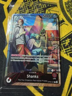 Sealed Shanks (2025 PSA Magazine Promo) OP09-001 One Piece Promotion Cards Foil - Image 1