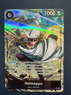 One Piece Helmeppo (Alternate Art) - A Fist of Divine Speed (OP11) NM Foil - Image 1