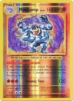Machamp - 59/108 - Pokemon Evolutions XY Reverse Holo Rare Card NM - Image 1