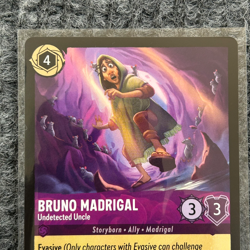 Disney Lorcana Fabled Bruno Madrigal Undetected Uncle 0/204 Super Rare NM - Image 3