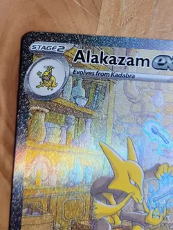 Pokemon TCG Alakazam ex 201/165 Special Illustration Rare Scarlet Violet 151 NM - Image 3