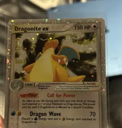 Pokemon TCG Dragonite Ex 90/97 Holo Swirls LP - Image 3
