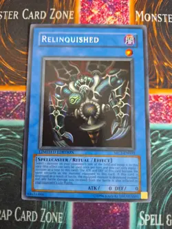 Yu-Gi-Oh! Relinquished MC1-EN003 Limited Secret Rare NM/LP a1/ - Image 1