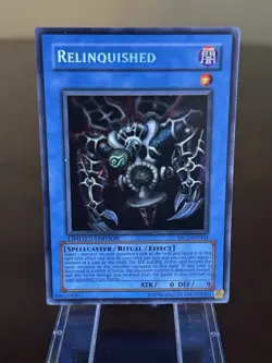YuGiOh TCG Relinquished MC1-EN003 Limited Edition Super Rare Card NM - Image 1