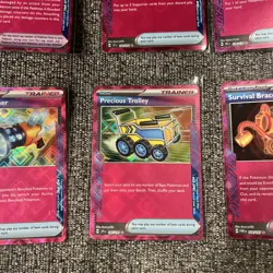 8 CARDS Pokemon TCG Ace Spec Lot - Precious Trolley Trainer Maximum Belt Surging - Image 4