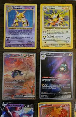 Pokemon 12 Card Lot. Shadowless Alakazam. Legendary Collection Holo Jolteon. Etc - Image 2