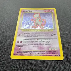 Mewtwo Holographic 10/102 Pokemon Card-HP - Image 2