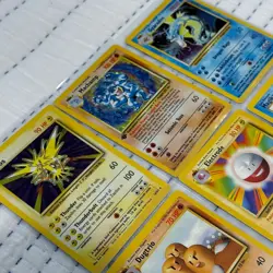 Pokemon Base Set Rare Holo TCG Cards! Gyarados 6 Machamp 8 Zapdos 16 - Image 4
