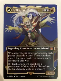 MTG Kefka, Court Mage Kefka, Ruler of Ruin Borderless Final Fantasy 398 Reg - Image 1