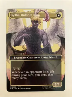 MTG Kefka, Court Mage Kefka, Ruler of Ruin Borderless Final Fantasy 398 Reg - Image 2