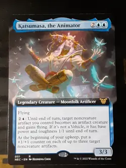 Katsumasa the Animator Extended Art , Commander Kamigawa ND , MTG, FREE SHIPPING - Image 2