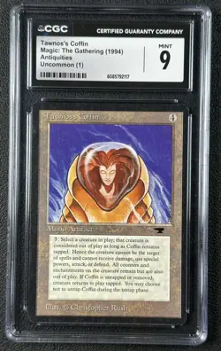 TAWNOS'S COFFIN CGC 9 1994 MAGIC: THE GATHERING MTG ANTIQUITIES UNCOMMON 2117 - Image 1