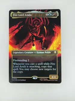 MTG Avatar: The Last Airbender Fire Lord Azula (0334) (Borderless Foil) 334 NM - Image 1