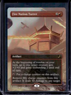 2025 Magic The Gathering Fire Nation Turret #0064 - Image 1
