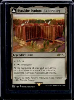 2021 Magic MTG Secret Lair x Stranger Things Hawkins Laboratory Upside Down #609 - Image 2