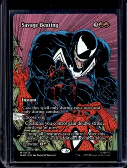2025 Magic MTG Marvel Universe Eternal-Legal Savage Beating Rare #0026 - Image 1