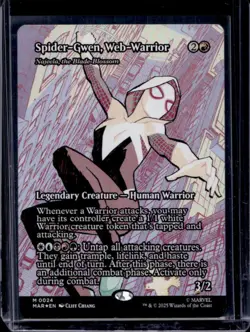 2025 Magic MTG Marvel Spider-Gwen Web-Warrior Najeela Blade-Blossom #0024 - Image 1