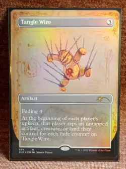105 Tangle Wire (Borderless) Secret Lair SLD #694 NM Never Played MTG. - Image 1
