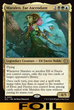 Maralen, Fae Ascendant ** FOIL ** #233 - Lorwyn Ecliped - NM MTG - Image 1