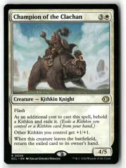 Champion Of The Clachan Lorwyn Eclipsed Regular MTG NM MAGIC - Image 1