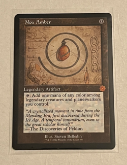 MTG Mox Amber (Schematic) - The Brothers' War Retro Frame Artifacts - #98 - Image 1