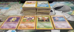 275 Vintage Pokemon Card Bundle. Includes 4 Rares. LP-MP TCG Lot - Image 3