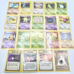 2000 Vintage Pokemon Base Set 2 - 90 Card Lot - Rare, Uncommon, Common LP+/- - Image 3