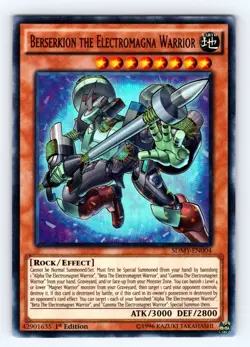 Yugioh Berserkion the Electromagna Warrior SDMY-EN004 Ultra Rare - NM 💎 - Image 1