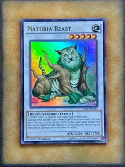 Yugioh Naturia Beast LC5D-EN244 Ultra Rare 1st Ed LP - Image 1