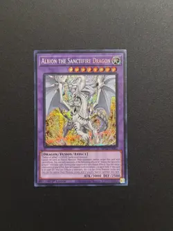 2024 YUGIOH MP24 SECRET RARE ALBION THE SANCTIFIRE DRAGON NM - Image 1