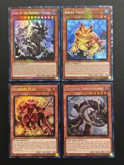 2024 YUGIOH RA03 1ST ED RARE COLLECTORS RARE SWAP FROG NM BONUS SET - Image 1