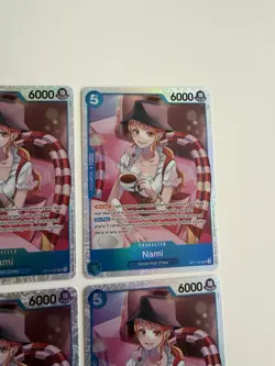 One Piece CCG Nami OP11-054 SR PLAYSET X4 - Near Mint! - Image 3